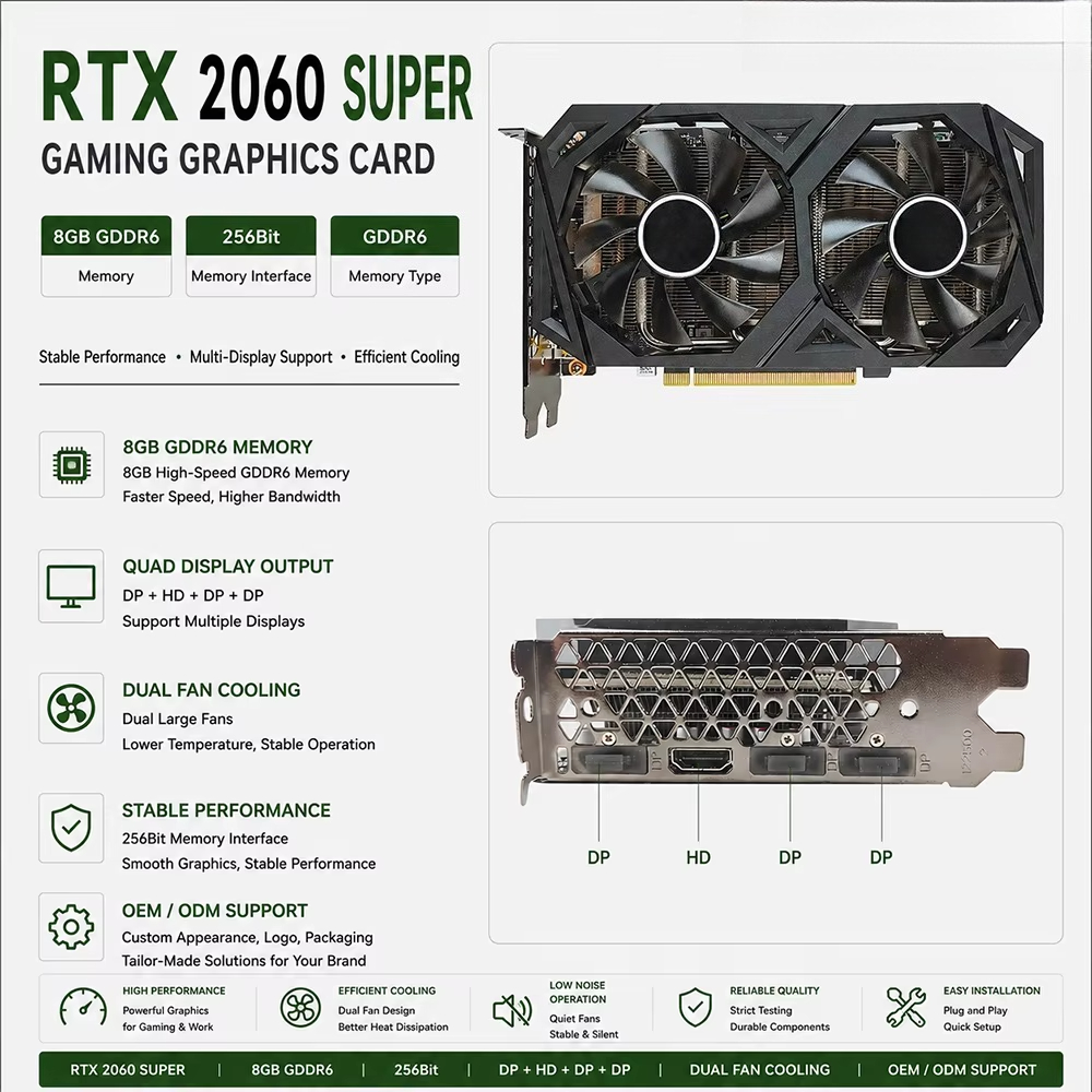 Pc Gaming Rtx - 그래픽 카드 RTX 2060 Super 8GB