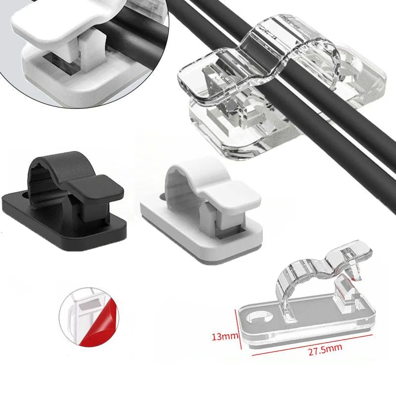 Cable Management Sleeve - 10/50PCS 케이블 정리 클립 케이블 관리