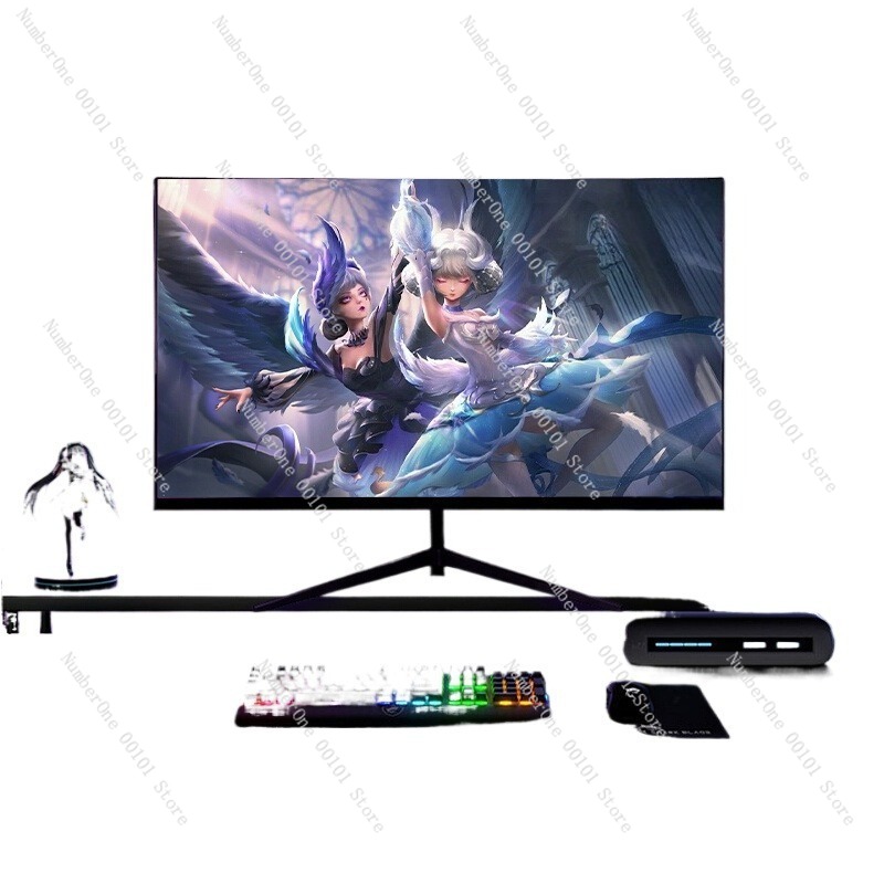 High Refresh Monitor - 24인치 2K 144Hz 베젤리스 커브드 모니터,