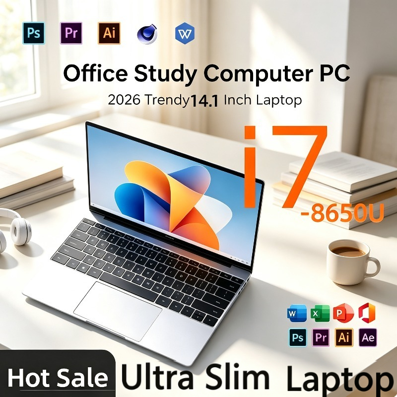 Pc Gaming Intel Core I7 - 울트라 슬림 14.1인치 노트북 32GB DDR4