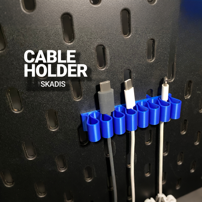 Cable Management Sleeve - 케이블 정리 클립 페그보드 벽걸이형 스카디스