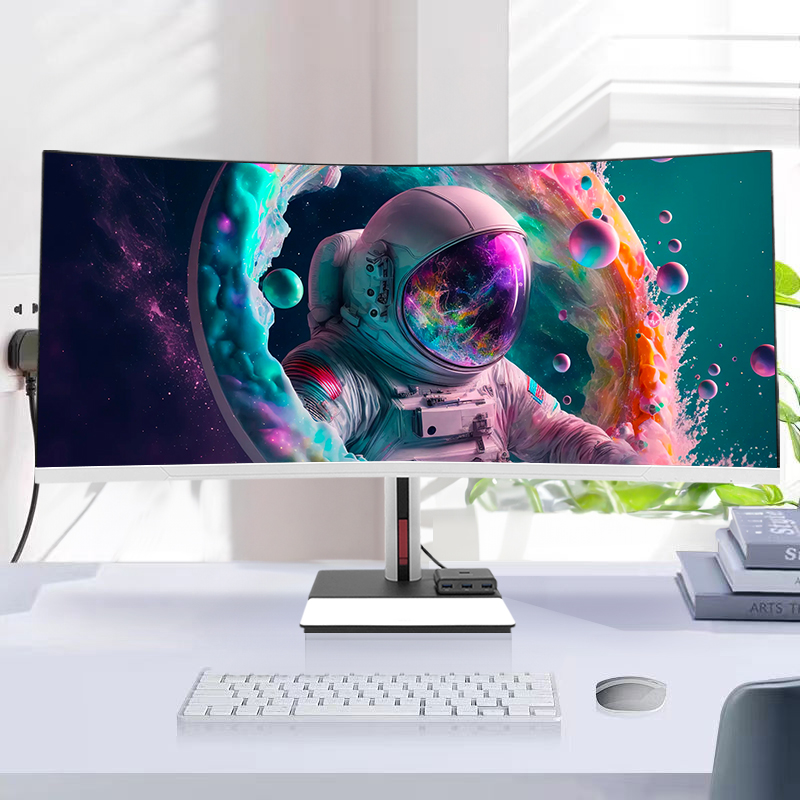 Pc Gaming All In One - 34인치 4K 커브드 스크린 데스크탑 컴퓨터