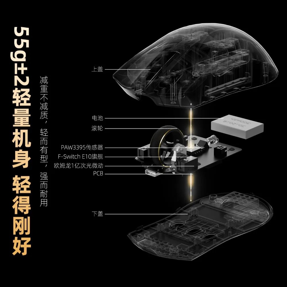 테크놀로지 ZERO3 카본 파이버 무선 마우스 트라이  - Pc Gaming Cs2 리뷰 및 가격
