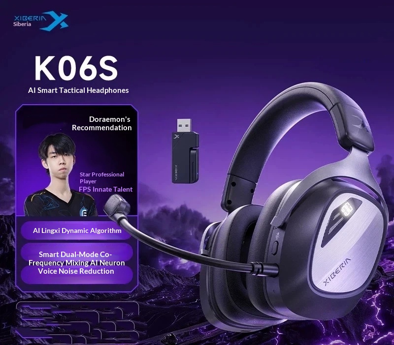 XIBERIA K06S 오버이어 게이밍 헤드셋 델타 포 - Pc Gaming Cs2 리뷰 및 가격