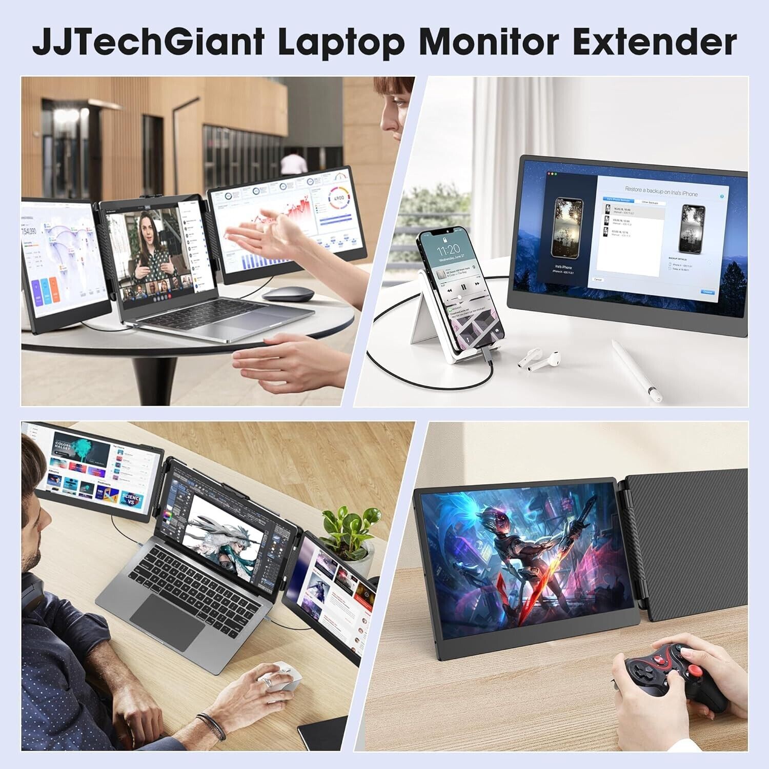 오피야 14인치 IPS 1080P FHD 듀얼 스크린  - High Refresh Monitor 리뷰 및 가격
