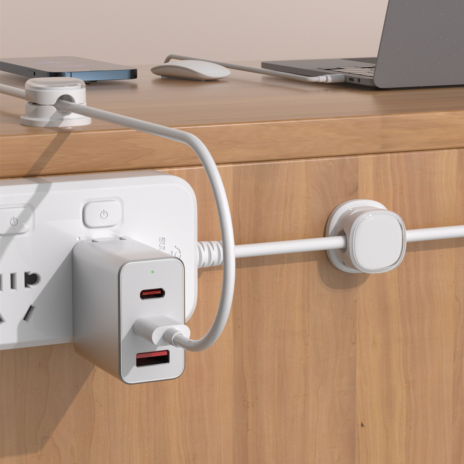 3/6/8/12PCS 마그네틱 케이블 클립, 조정 가능 - Cable Management Sleeve 리뷰 및 가격