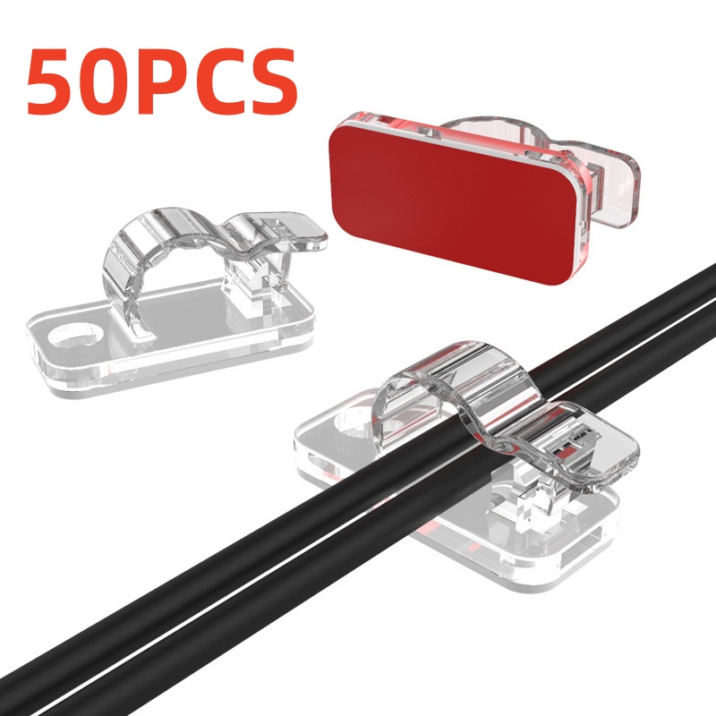10/50PCS 케이블 정리 클립 케이블 관리 와이어  - Cable Management Sleeve 리뷰 및 가격