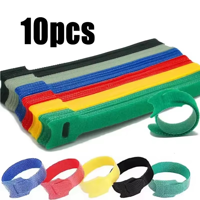 10-50Pcs 다목적 패스너 케이블 스트랩 테이프 타 - Cable Management Sleeve 리뷰 및 가격