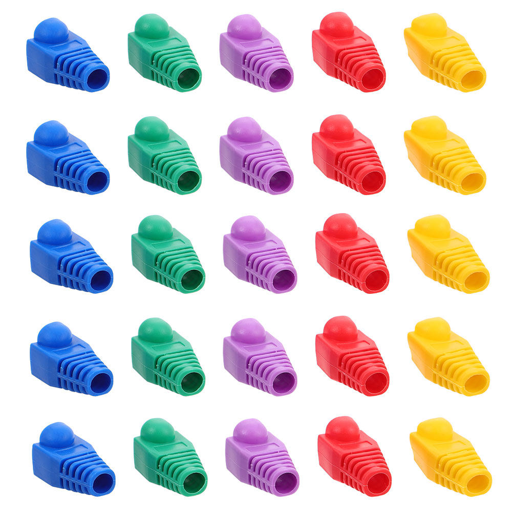 100Pcs 이더넷 케이블 커넥터 캡 Cat6 Cat7 - Cable Management Sleeve 리뷰 및 가격