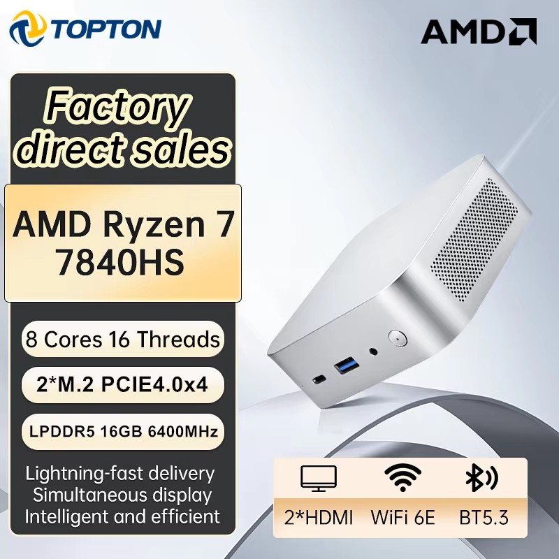탑톤 휴대용 게이밍 미니 PC AMD 라이젠 7 784 - Pc Gaming Windows 7 리뷰 및 가격