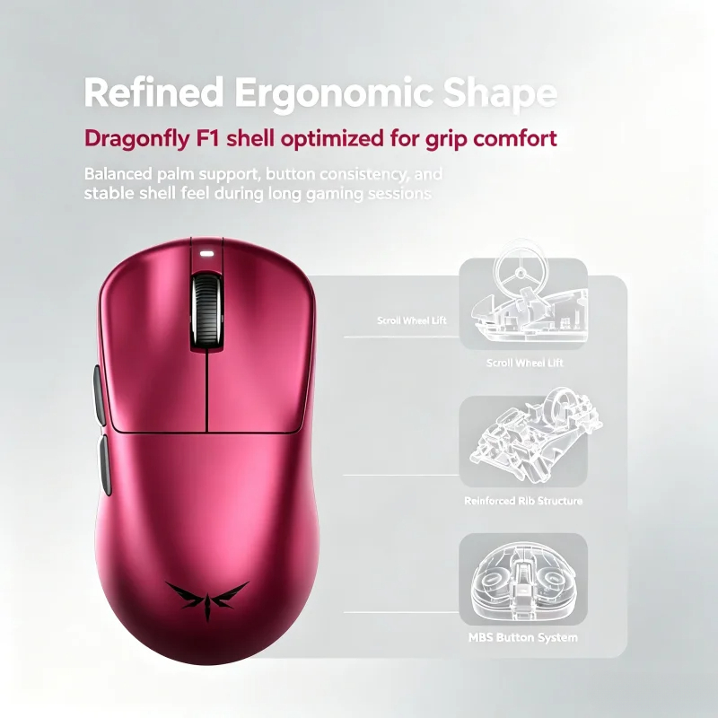 VGN Dragonfly F1 V5 무선 게이밍 마우스 - Pc Gaming Ultra 리뷰 및 가격