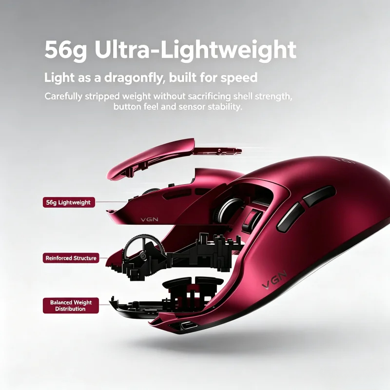 VGN Dragonfly F1 V5 무선 게이밍 마우스 - Pc Gaming Ultra 리뷰 및 가격