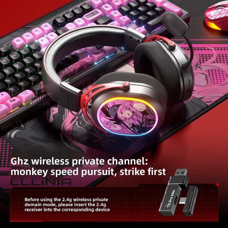 Lingbao T9Pro 무선 게임용 헤드셋 4모드 2 - Pc Gaming Cs2 리뷰 및 가격