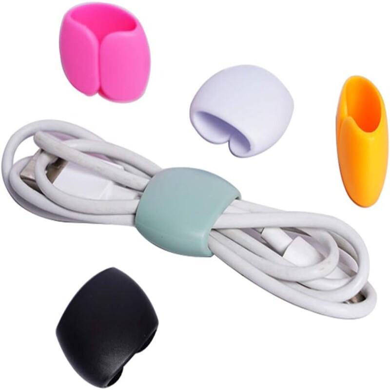 5/30Pcs 실리콘 케이블 정리 클립, USB 충전  - Cable Management Sleeve 리뷰 및 가격