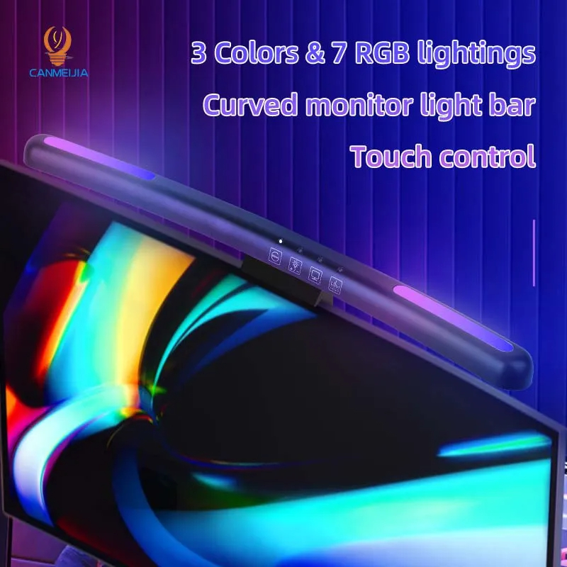 곡선 LED 모니터 라이트 바, USB RGB PC 스 - Pc Gaming Notebook 리뷰 및 가격
